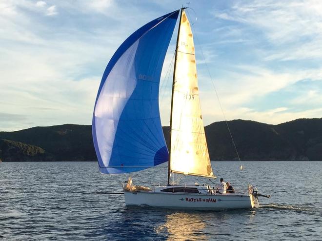 Rattle N Rum coming up to the finish line. - SSANZ Chains Ropes and Anchors ANZAC 250 Two-Handed Race © SSANZ
